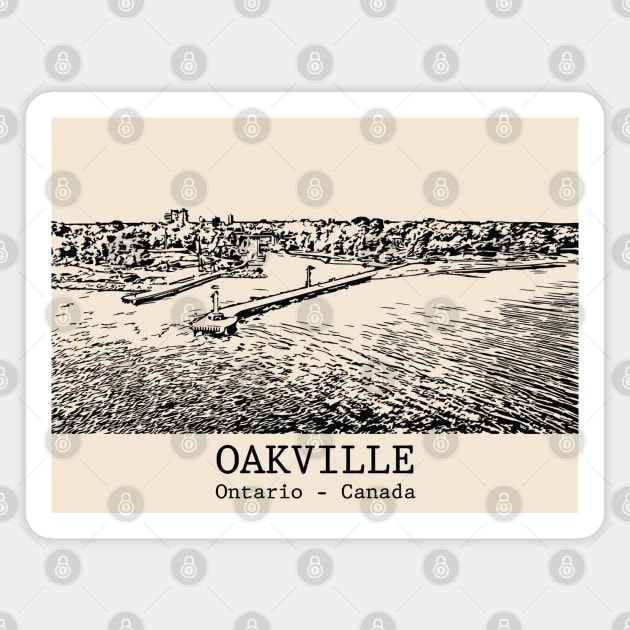 Oakville - Ontario Magnet by Lakeric